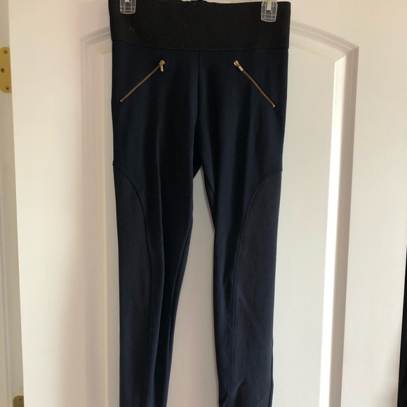 Navy Zara Riding Legging - Picture 1 of 3